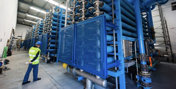 Boost di membrana per la desalinizzazione dell'acqua / Membrane boost